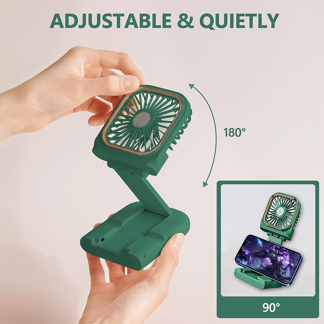 Portable Mini Handheld Fan,3 Speeds Personal Neck Cooling Small Fan for Travel Outdoor