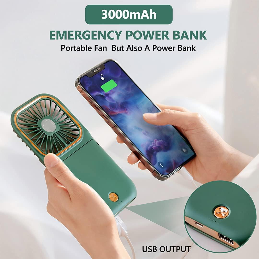 Portable Mini Handheld Fan,3 Speeds Personal Neck Cooling Small Fan for Travel Outdoor