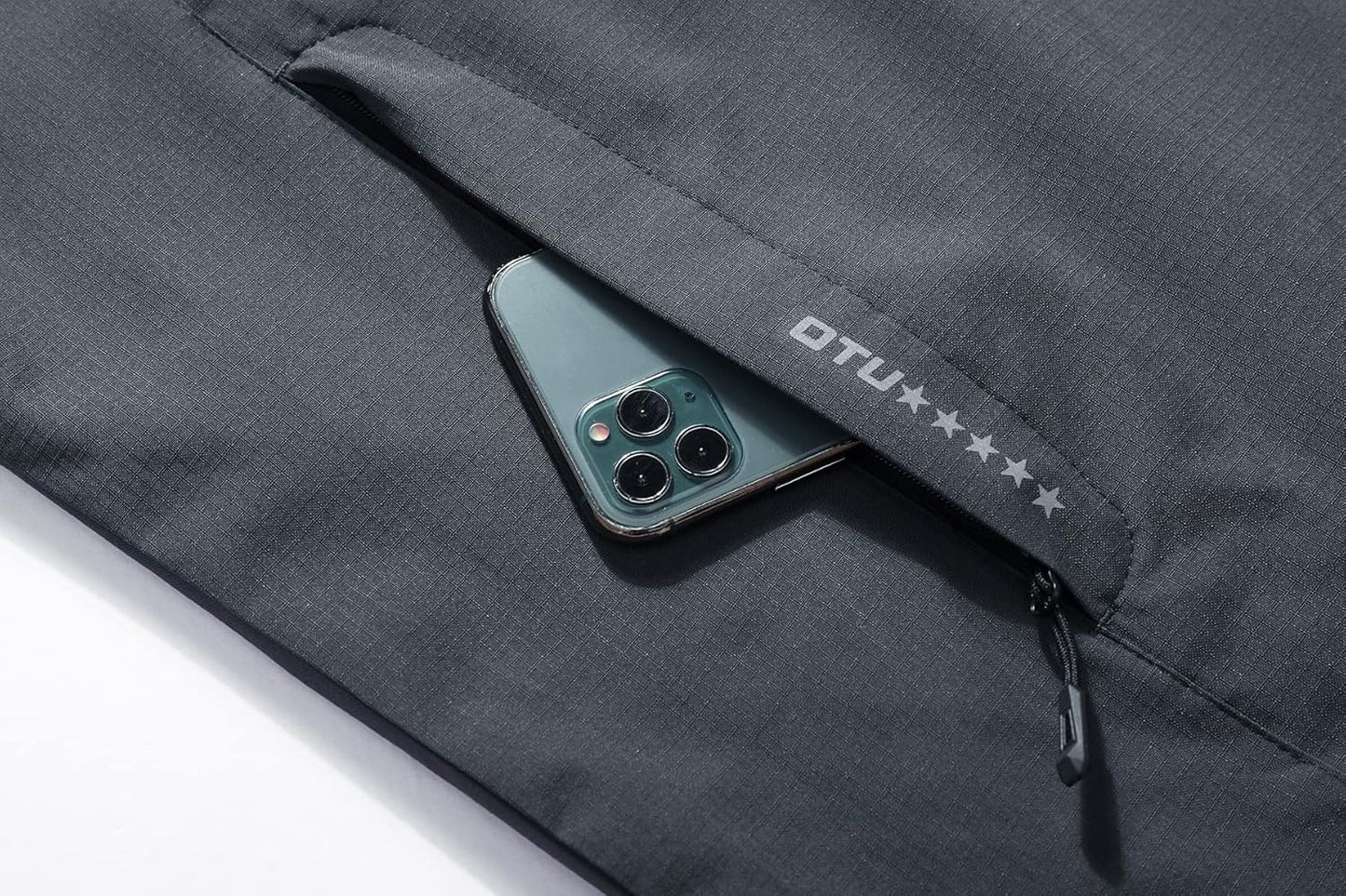 Men'S Lightweight Waterproof Hooded Rain Jacket Outdoor Raincoat Shell Jacket for Hiking Travel