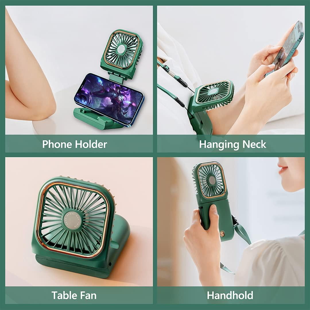 Portable Mini Handheld Fan,3 Speeds Personal Neck Cooling Small Fan for Travel Outdoor
