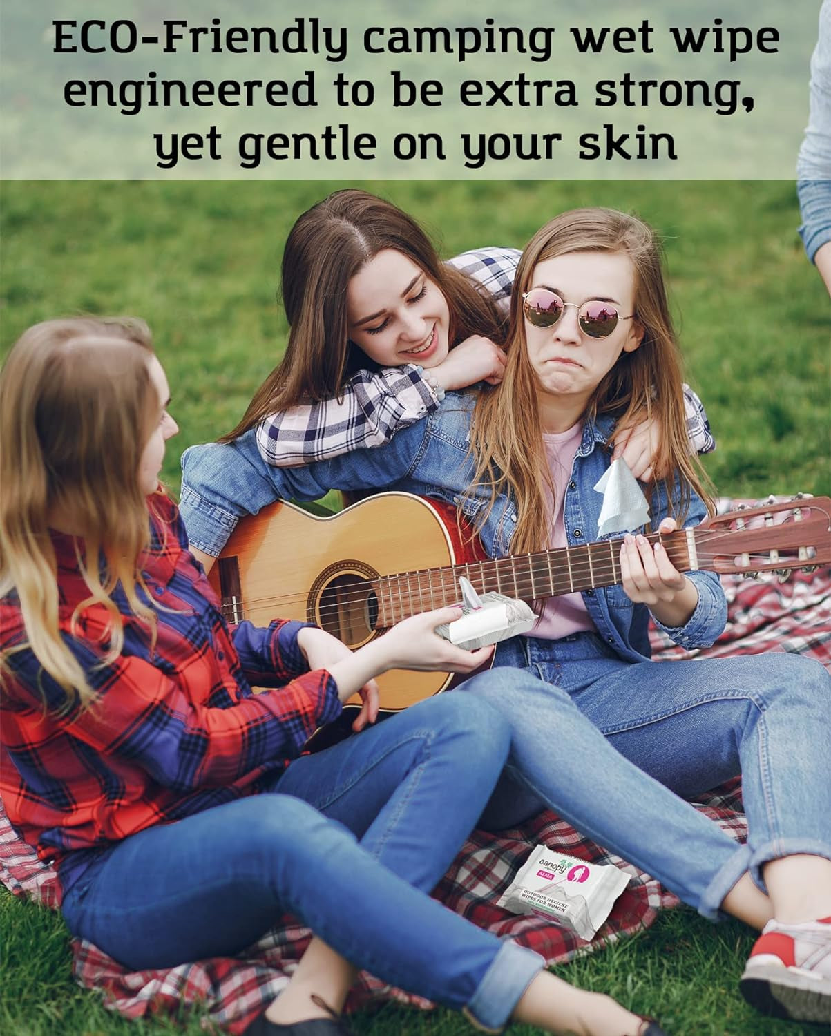 Hygiene Feminine Wipes - ALMA 100% Biodegradable, Ph Balanced Body and Hand Cleansing Cloths for Women W/Aloe - Great Wet Wipes for Women