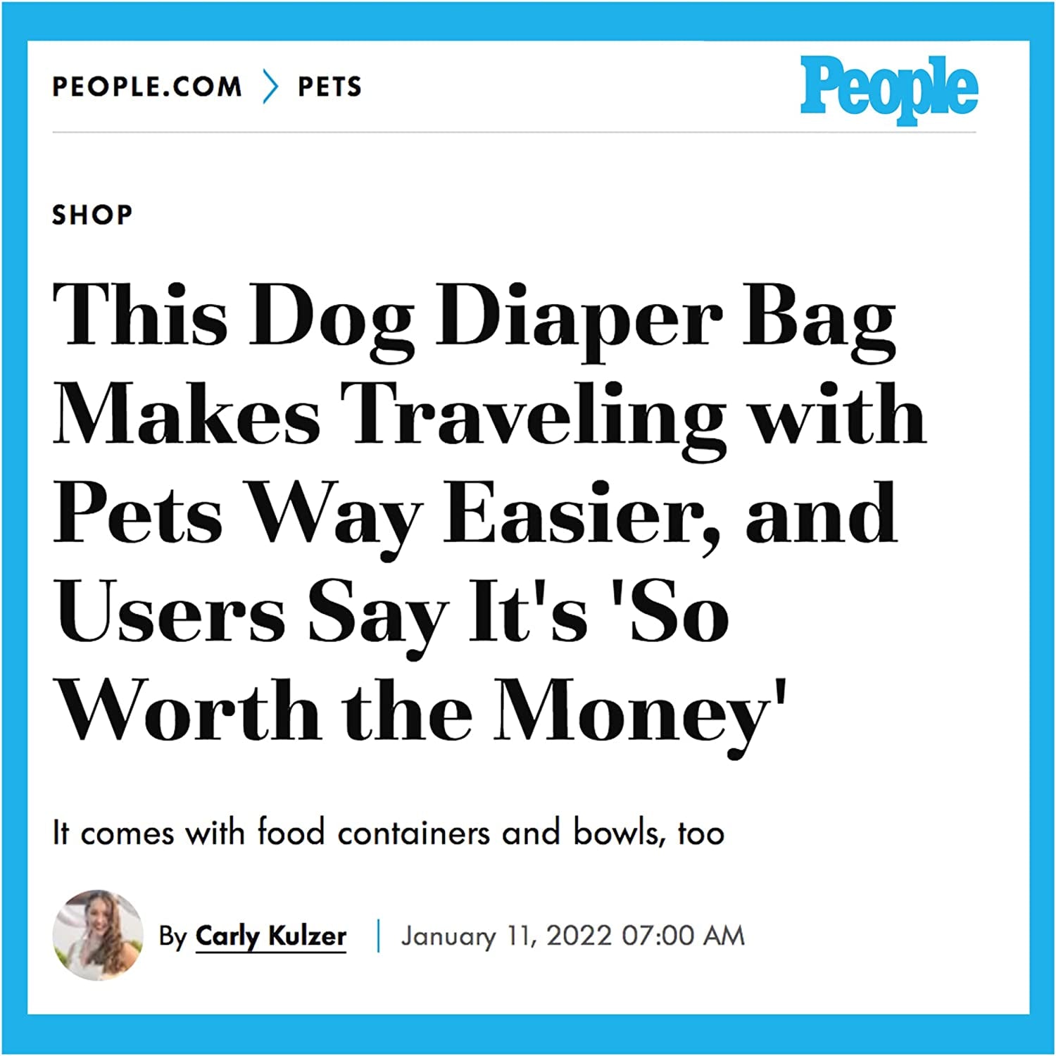 Dog Travel Bag Airline Approved Pet Travel Set for Dog and Cat Tote Organizer with Multi Function Pockets, 2 Food Containers and Collapsible Bowls, Weekend Away Dog Bag for Travel Accessories
